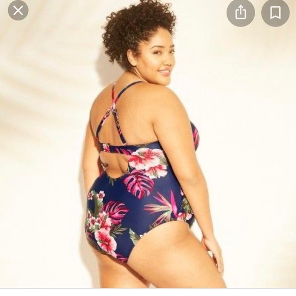 Keyhole Strap One Piece Swimsuit - Kona Sol - Picture 2 of 6